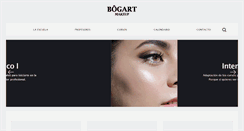 Desktop Screenshot of bogartmakeup.com